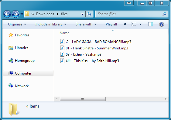 Tagging Media: Files